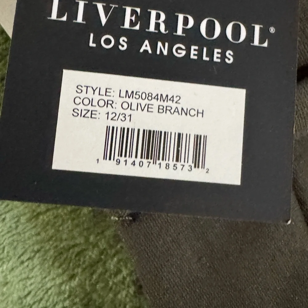 Liverpool Los Angeles Kelsey Knit ‘Olive Branch’ Trousers - Picture 8 of 8